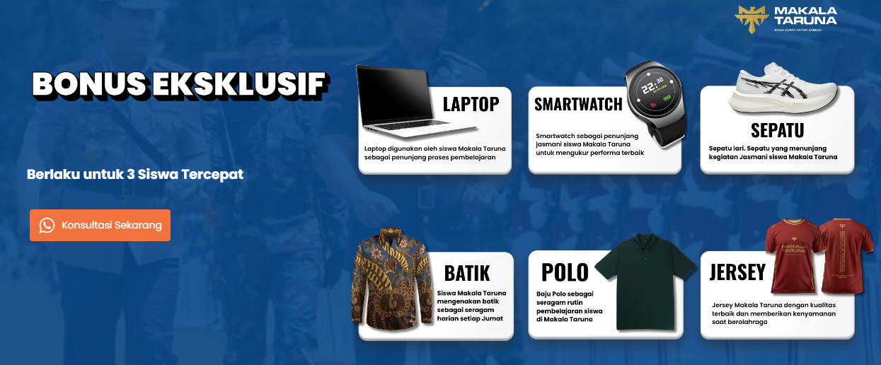 Bonus eksklusif Makala Taruna