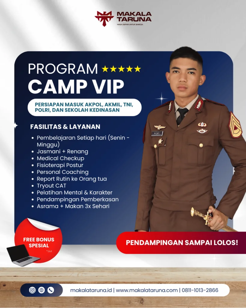 Flyer resmi Program Camp / Karantina Makala Taruna